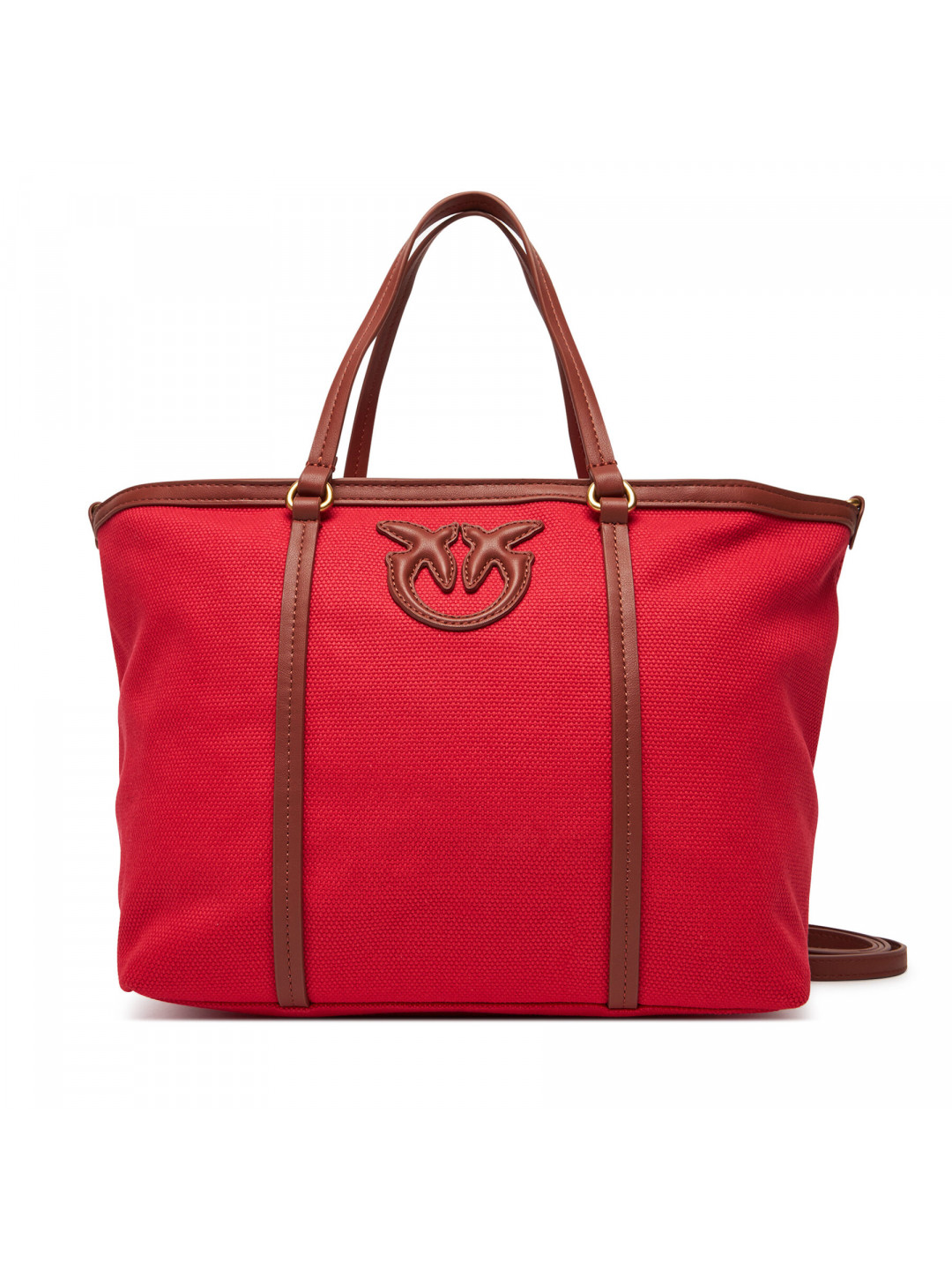 Kabelka PINKO Miranda Shopper Classic PE 25 PLTT 104714 A2G2 Červená